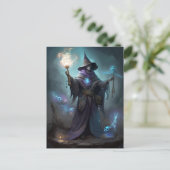 Evil Witch Dark Fantasy Art Briefkaart (Staand voorkant)