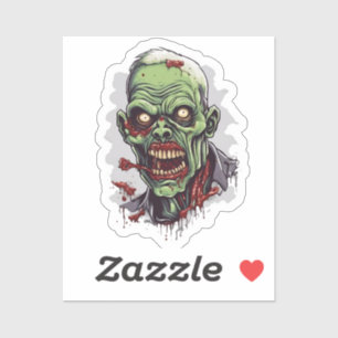 Evil Zombie Sticker