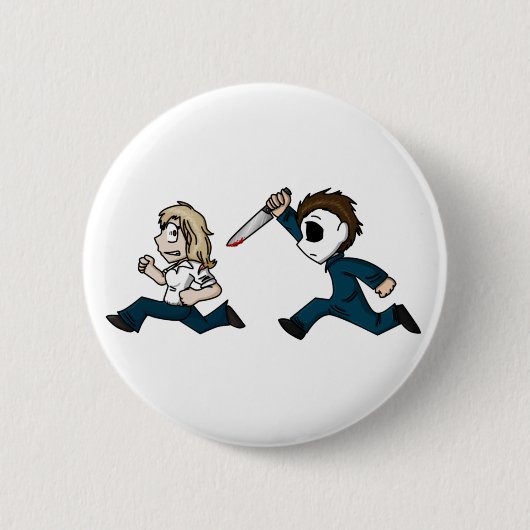 Evilontwolegs.com-karikaturen Ronde Button 5,7 Cm (Voorkant)