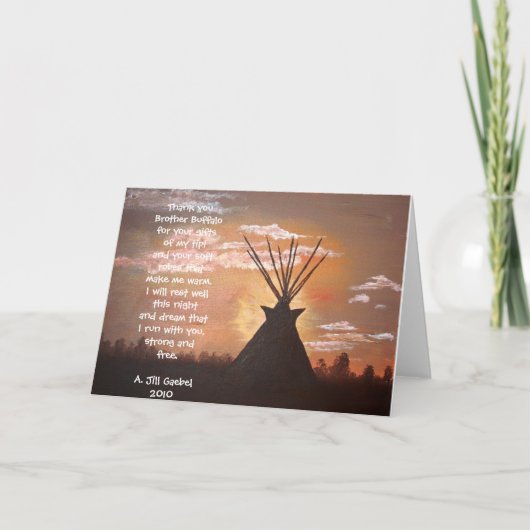 Eving Resnic Bedankkaart (Voorkant)