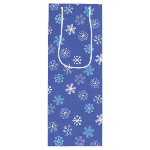 Eving Snowflake Wine Gift Bag Wijn Cadeautas