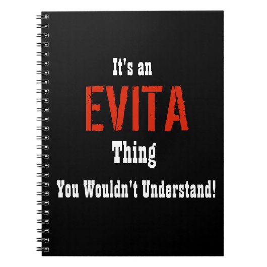 Evita Journal (Devant)