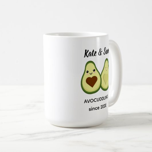 Éviter le couple customisé Mug (Devant droit)