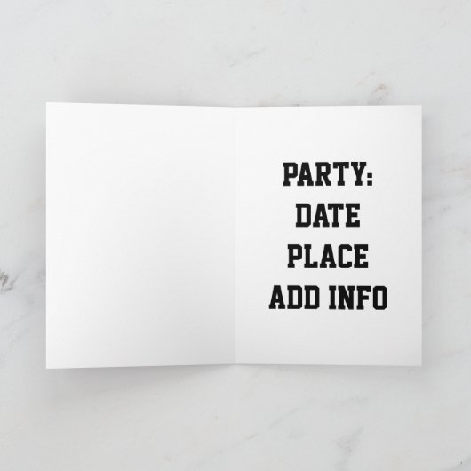 Éviter l'ennui Invitations modifier le texte (Intérieur)