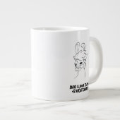 Évitez la tasse de café dramatique lama (Devant droit)