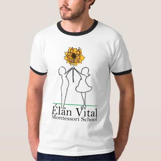 EVM Ringer Mannen T-shirt (Voorkant)