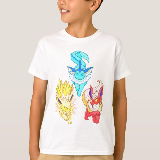 Evoli-evolutie - Pokémon-stijl & Passion T-shirt