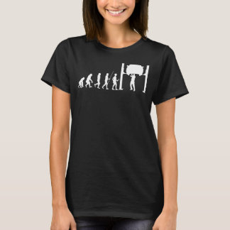 Evoluatiemechanisme voor autotechnici t-shirt