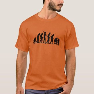 Evolução do homem t-shirt