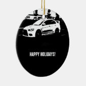 Evolutie 10 Rolling shot Keramisch Ornament (Rechts)