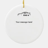 Evolutie 10 Rolling shot Keramisch Ornament (Achterkant)