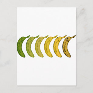 Evolutie bananen briefkaart