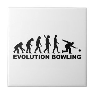 Evolutie Bowling Tegeltje