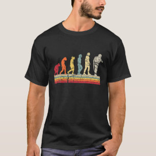 Evolutie brandweerbrandweerbrandweerman in Man T-shirt