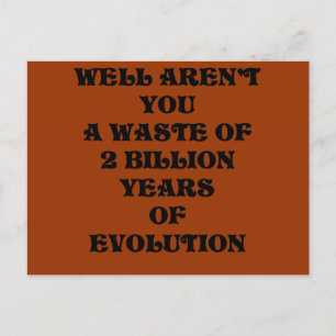 evolutie briefkaart