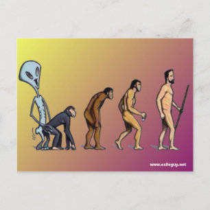 evolutie briefkaart