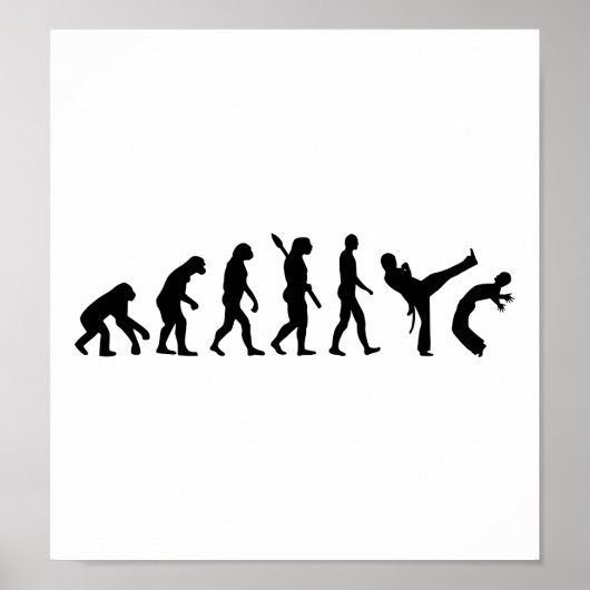 Evolutie Capoeira Poster (Voorkant)