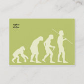Evolutie - Chubby Visitekaartje (Achterkant)