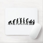 Evolutie computer kantoor muismat (Met muis)