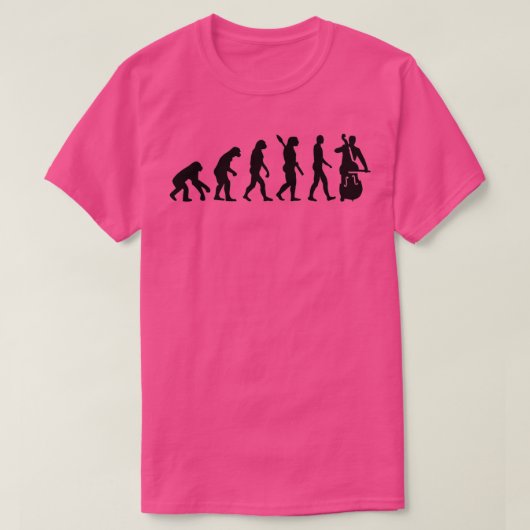 Evolutie Contrabass T-shirt (Design voorkant)