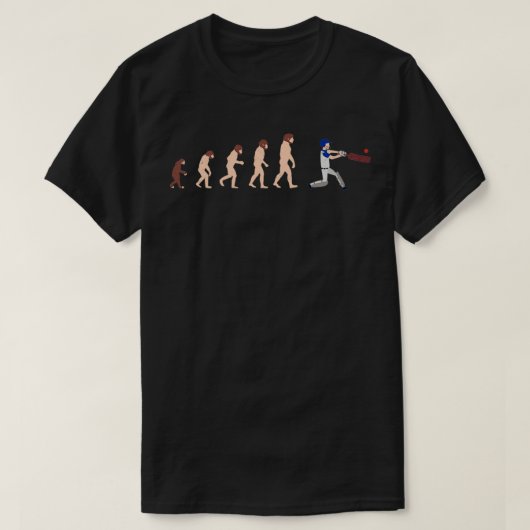 Evolutie Cricket Funny Gift Idea T-shirt (Design voorkant)