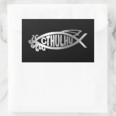 Evolutie - Cthulhu Rechthoekige Sticker (Tas)