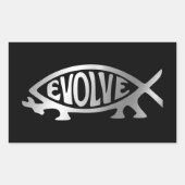 Evolutie - Evolve Rechthoekige Sticker (Voorkant)