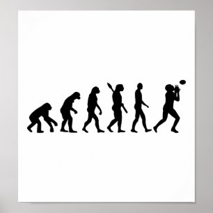Evolutie-Football Poster