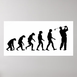 Evolutie Golf Poster