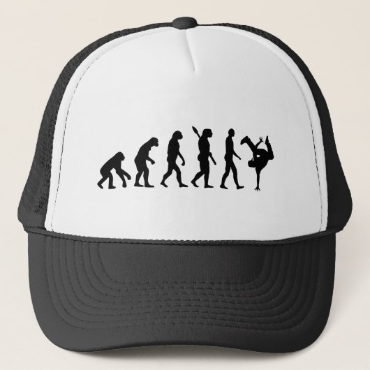 Evolutie hip hop trucker pet (Voorkant)