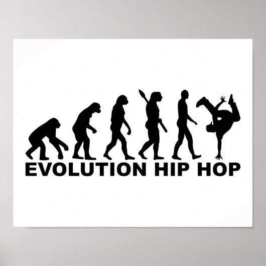 Evolutie-hiphop Poster (Voorkant)