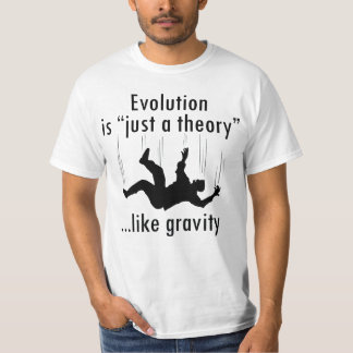 Evolutie is slechts een theoretisch Shirt van Mann
