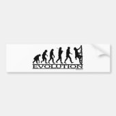 Evolutie - Klimaatverandering Bumpersticker (Voorkant)