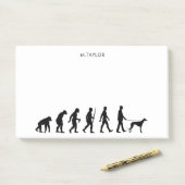 Evolutie naar Greyhound Owner Post-it® Notes (Op bureau)