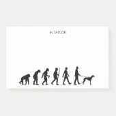 Evolutie naar Greyhound Owner Post-it® Notes (Voorkant)