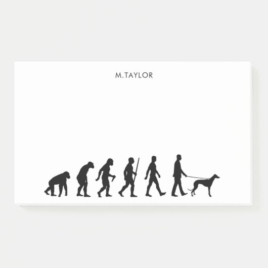 Evolutie naar Greyhound Owner Post-it® Notes (Voorkant)