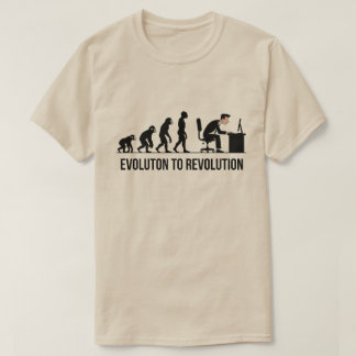 Evolutie naar revolutie t-shirt