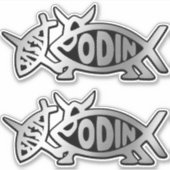 Evolutie - Odine x 2 Sticker (Voorkant)