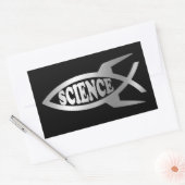 Evolutie - Rocket Science Rechthoekige Sticker (Envelop)