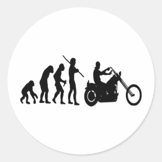 Evolutie Ronde Sticker