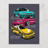 EVOLUTIE SILVIA'S-CHASSIS BRIEFKAART (Voorkant)