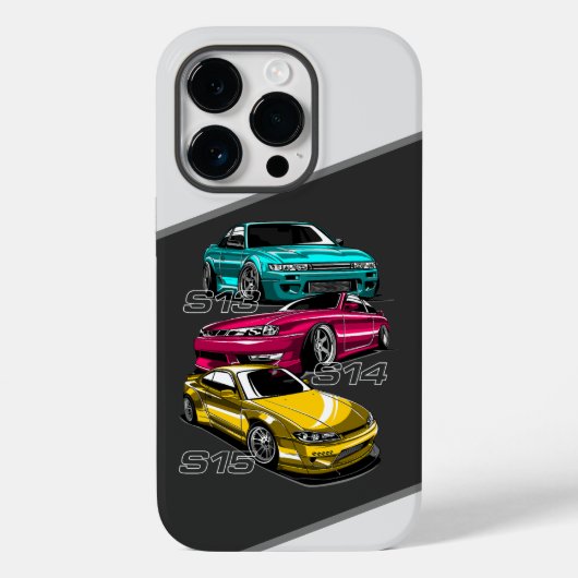 EVOLUTIE SILVIA'S-CHASSIS Case-Mate iPhone CASE (Achterkant)