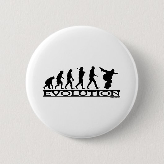 Evolutie - Snowboarding Ronde Button 5,7 Cm (Voorkant)