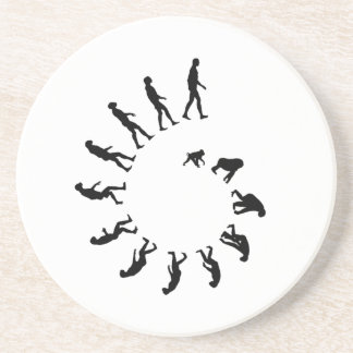 Evolutie-spiraal Zandsteen Onderzetter