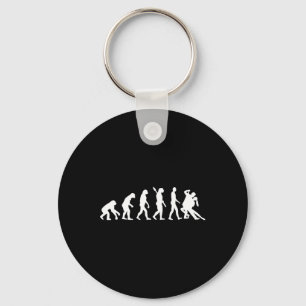 Evolutie Tango-dansing Sleutelhanger