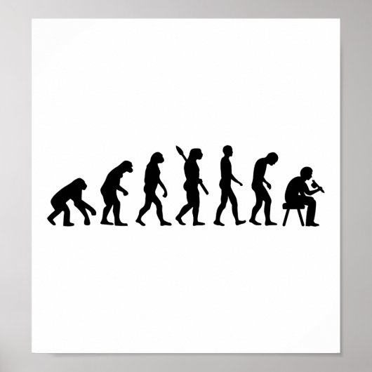Evolutie Tattoo kunstenaar Poster (Voorkant)