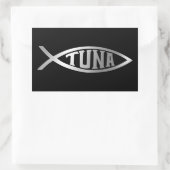 Evolutie - Tuna Rechthoekige Sticker (Tas)