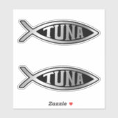 Evolutie - Tuna x 2 Sticker (Vel)