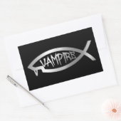 Evolutie - Vampire Rechthoekige Sticker (Envelop)