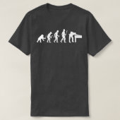 Evolutie van 8-Ball Funny Billiards T-shirt (Design voorkant)